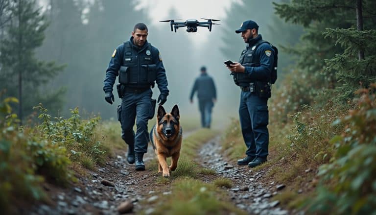 découvrez comment les brigades canines et les drones de sécurité coopèrent pour optimiser le pistage et renforcer les opérations de recherche.