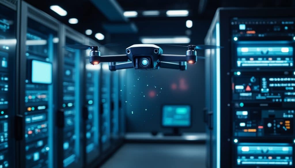 découvrez comment les drones de sécurité enregistrent et stockent les preuves vidéo sur des serveurs cryptés, pour protéger vos données et garantir leur confidentialité.